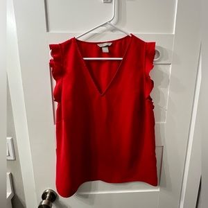 Size 10 cherry red top